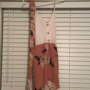 Shein floral romper. Size XL.